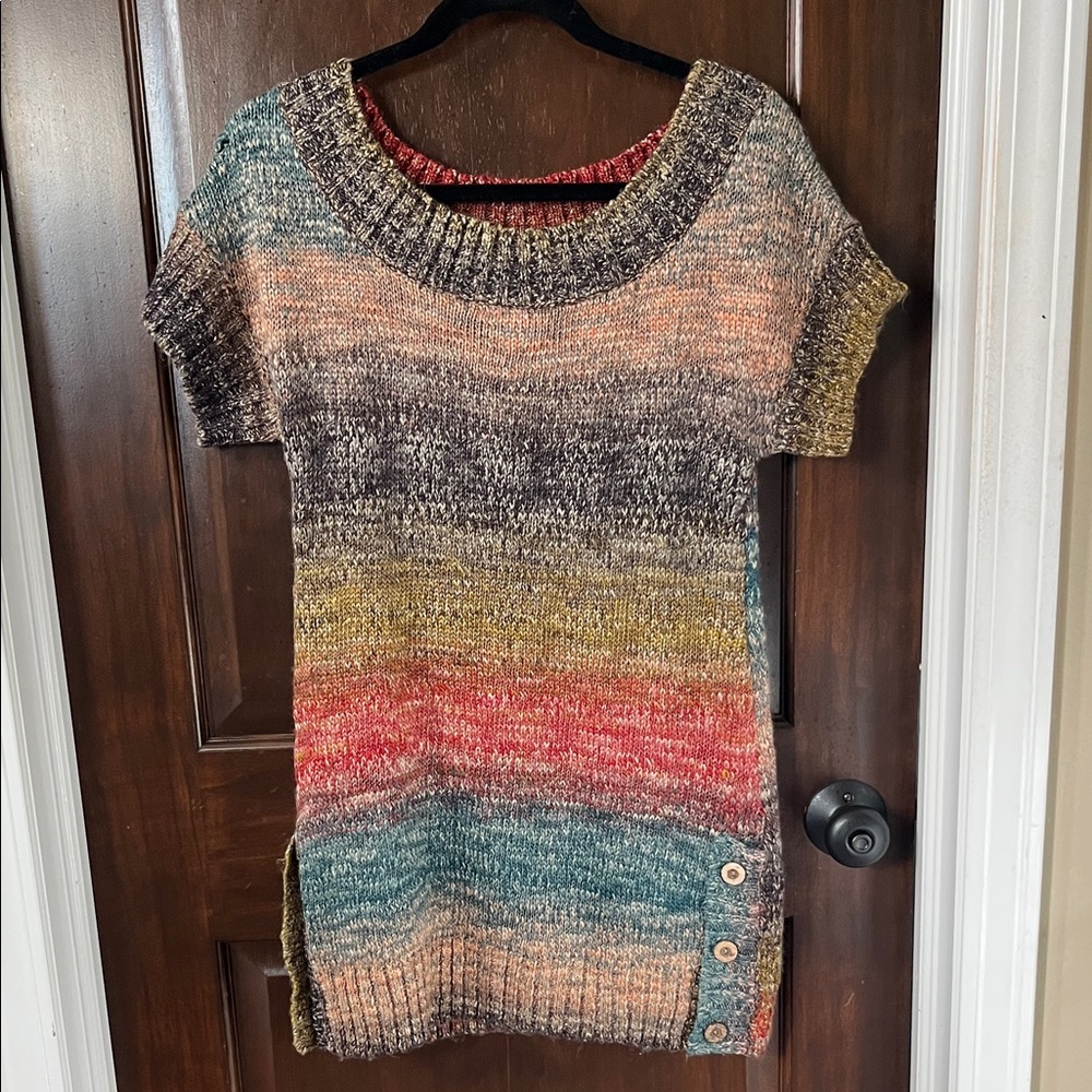 Maya Multicolor Knit Sweater Dress